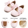 image:imageSoft Sole Baby Shoes  Infant Baby Walking Shoes Moccasins Rubber Sole Crib ShoesB6638glitter Light Pink