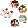 image:imageSoft Sole Baby Shoes  Infant Baby Walking Shoes Moccasins Rubber Sole Crib ShoesB6638glitter Light Pink