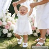 image:imageSoft Sole Baby Shoes  Infant Baby Walking Shoes Moccasins Rubber Sole Crib ShoesB6638white