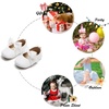image:imageSoft Sole Baby Shoes  Infant Baby Walking Shoes Moccasins Rubber Sole Crib ShoesB6638white