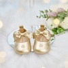 image:imageSoft Sole Baby Shoes  Infant Baby Walking Shoes Moccasins Rubber Sole Crib ShoesB8529gold