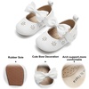 image:imageSoft Sole Baby Shoes  Infant Baby Walking Shoes Moccasins Rubber Sole Crib ShoesB8529white