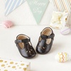 image:imageSoft Sole Baby Shoes  Infant Baby Walking Shoes Moccasins Rubber Sole Crib ShoesB8710black