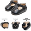 image:imageSoft Sole Baby Shoes  Infant Baby Walking Shoes Moccasins Rubber Sole Crib ShoesB8710black