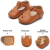 image:imageSoft Sole Baby Shoes  Infant Baby Walking Shoes Moccasins Rubber Sole Crib ShoesB8710brown