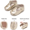 image:imageSoft Sole Baby Shoes  Infant Baby Walking Shoes Moccasins Rubber Sole Crib ShoesB8710gold