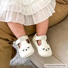 image:imageSoft Sole Baby Shoes  Infant Baby Walking Shoes Moccasins Rubber Sole Crib ShoesB8710ivory White
