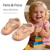 image:imageSoft Sole Baby Shoes  Infant Baby Walking Shoes Moccasins Rubber Sole Crib ShoesB8710nude