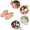 image:imageSoft Sole Baby Shoes  Infant Baby Walking Shoes Moccasins Rubber Sole Crib ShoesB8710nude