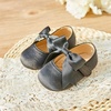 image:imageSoft Sole Baby Shoes  Infant Baby Walking Shoes Moccasins Rubber Sole Crib ShoesB8713black