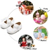 image:imageSoft Sole Baby Shoes  Infant Baby Walking Shoes Moccasins Rubber Sole Crib ShoesB8713white