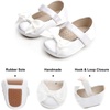 image:imageSoft Sole Baby Shoes  Infant Baby Walking Shoes Moccasins Rubber Sole Crib ShoesB8716white