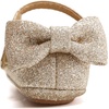 image:imageSoft Sole Baby Shoes  Infant Baby Walking Shoes Moccasins Rubber Sole Crib ShoesGiltter Gold