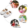 image:imageSoft Sole Baby Shoes  Infant Baby Walking Shoes Moccasins Rubber Sole Crib ShoesGiltter White