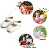 image:imageSoft Sole Baby Shoes  Infant Baby Walking Shoes Moccasins Rubber Sole Crib ShoesWhite