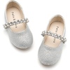 image:imageFelix amp Flora Girls Toddler Little Ballet Shoes  Flower Girls Mary Jane Flats Dress Shoes Party WeddingB862glitter Silver