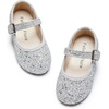image:imageFelix amp Flora Toddler Flower Girl Dress Shoes  Girl Ballet Flats Party School Shoes WeddingBf20glitter Silver