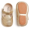 image:imageSoft Sole Baby Dress Shoes  Infant Baby Walking Shoes Moccasinss Rubber Sole Crib ShoesB8726gold