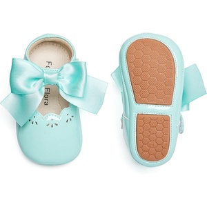 image:imageFelix amp Flora Baby Dress Shoes  Infant Baby Girls Mary Jane Flats Moccasinss Soft Sole Walking Crib ShoesBn34green