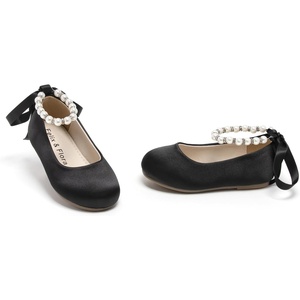 image:imageFelix amp Flora Girls Toddler Little Ballet Shoes  Flower Girls Mary Jane Flats Dress Shoes Party WeddingB836black