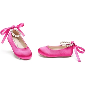 image:imageFelix amp Flora Girls Toddler Little Ballet Shoes  Flower Girls Mary Jane Flats Dress Shoes Party WeddingB836magenta