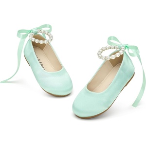 image:imageFelix amp Flora Girls Toddler Little Ballet Shoes  Flower Girls Mary Jane Flats Dress Shoes Party WeddingB836mint Green