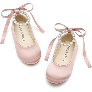 image:imageFelix amp Flora Girls Toddler Little Ballet Shoes  Flower Girls Mary Jane Flats Dress Shoes Party WeddingB836pink