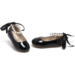 image:imageFelix amp Flora Girls Toddler Little Ballet Shoes  Flower Girls Mary Jane Flats Dress Shoes Party WeddingB836pl Black