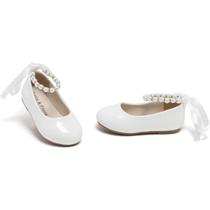 image:imageFelix amp Flora Girls Toddler Little Ballet Shoes  Flower Girls Mary Jane Flats Dress Shoes Party WeddingB836pl White