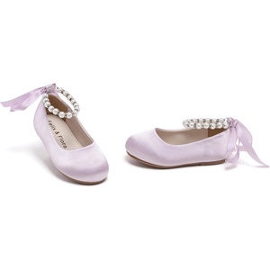 image:imageFelix amp Flora Girls Toddler Little Ballet Shoes  Flower Girls Mary Jane Flats Dress Shoes Party WeddingB836purple