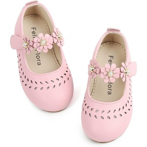 image:imageFelix amp Flora Girls Toddler Little Ballet Shoes  Flower Girls Mary Jane Flats Dress Shoes Party WeddingB854pink