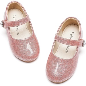 image:imageFelix amp Flora Girls Toddler Little Ballet Shoes  Flower Girls Mary Jane Flats Dress Shoes Party WeddingB883pink