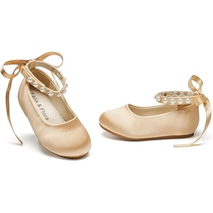 image:imageFelix amp Flora Girls Toddler Little Ballet Shoes  Flower Girls Mary Jane Flats Dress Shoes Party WeddingB898dark Nude