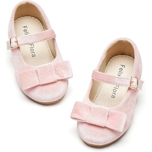 image:imageFelix amp Flora Girls Toddler Little Ballet Shoes  Flower Girls Mary Jane Flats Dress Shoes Party WeddingBf16pink