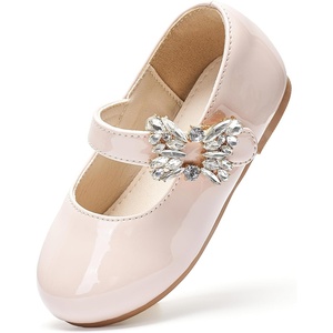 image:imageFelix amp Flora Girls Toddler Little Ballet Shoes  Flower Girls Mary Jane Flats Dress Shoes Party WeddingBf23pl Nude