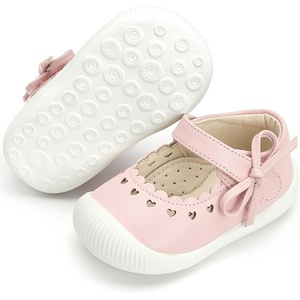 image:imageFelix amp Flora Soft Sole Baby Dress Shoes  Infant Baby Walking Shoes Moccasinss Rubber Sole Crib ShoesByb06pink