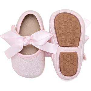 image:imageFelix amp Flora Soft Sole Baby Shoes  Infant Baby Walking Shoes Moccasinss Rubber Sole Crib ShoesB18light Pink