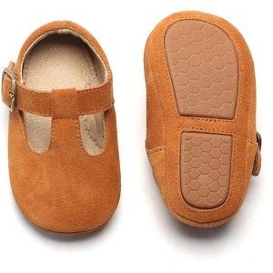 image:imageFelix amp Flora Soft Sole Baby Shoes  Infant Baby Walking Shoes Moccasinss Rubber Sole Crib ShoesB8527brown