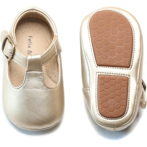 image:imageFelix amp Flora Soft Sole Baby Shoes  Infant Baby Walking Shoes Moccasinss Rubber Sole Crib ShoesB8527gold