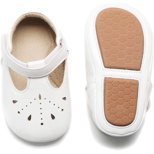 image:imageFelix amp Flora Soft Sole Baby Shoes  Infant Baby Walking Shoes Moccasinss Rubber Sole Crib ShoesB8528 White