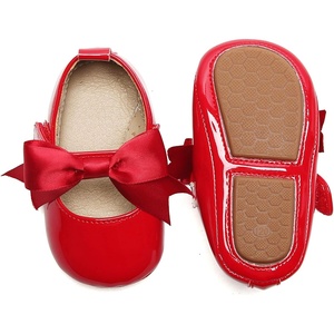 image:imageFelix amp Flora Soft Sole Baby Shoes  Infant Baby Walking Shoes Moccasinss Rubber Sole Crib ShoesB8705red