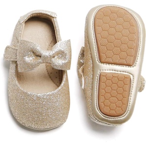 image:imageFelix amp Flora Soft Sole Baby Shoes  Infant Baby Walking Shoes Moccasinss Rubber Sole Crib ShoesB8712gold