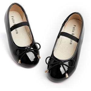 image:imageFelix amp Flora Toddler Flower Girl Dress Shoes  Baby Girl Ballet Mary Jane Flats for Party School WeddingB801black