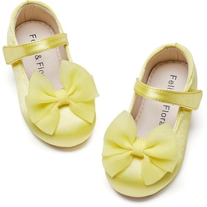 image:imageFelix amp Flora Toddler Flower Girl Dress Shoes  Baby Girl Ballet Mary Jane Flats for Party School WeddingBf04s Yellow
