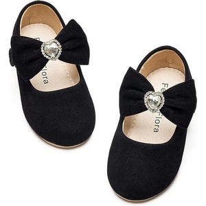 image:imageFelix amp Flora Toddler Flower Girl Dress Shoes  Baby Girl Ballet Mary Jane Flats for Party School WeddingBf15black