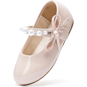 image:imageFelix amp Flora Toddler Flower Girl Dress Shoes  Baby Girl Ballet Mary Jane Flats for Party School WeddingBf24pl Nude