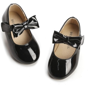 image:imageFelix amp Flora Toddler Flower Girl Dress Shoes  Girl Ballet Flats Party School Shoes WeddingB317 Black