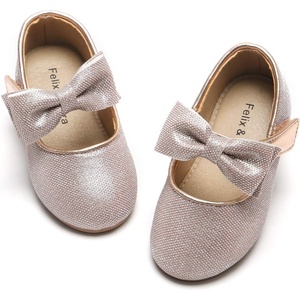 image:imageFelix amp Flora Toddler Flower Girl Dress Shoes  Girl Ballet Flats Party School Shoes WeddingB317 Glitter Pink
