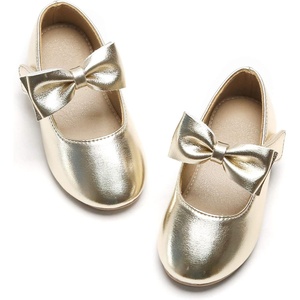 image:imageFelix amp Flora Toddler Flower Girl Dress Shoes  Girl Ballet Flats Party School Shoes WeddingB317 Gold