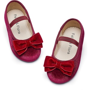 image:imageFelix amp Flora Toddler Flower Girl Dress Shoes  Girl Ballet Flats Party School Shoes WeddingB803purple